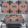 Peace Sign Pattern Print Design A03 Car Sun Shades-JORJUNE.COM