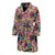 Peace Sign Pattern Print Design A03 Men Bathrobe-JORJUNE.COM