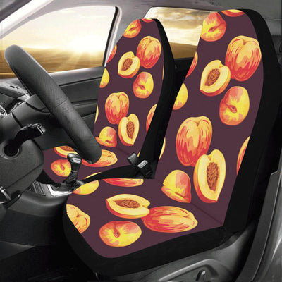 Peach Pattern Print Design A04 Car Seat Covers (Set of 2)-JORJUNE.COM