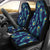 Peacock Feather Blue Design Print Universal Fit Car Seat Covers