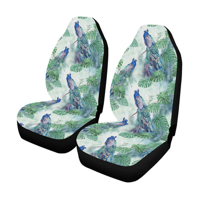 Peacock Pattern Print Design A02 Car Seat Covers (Set of 2)-JORJUNE.COM