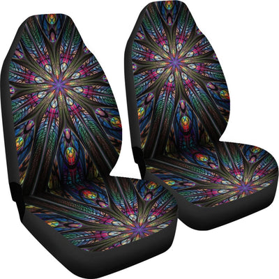 Peacock Tribal Design Pattern Universal Fit Car Seat Covers