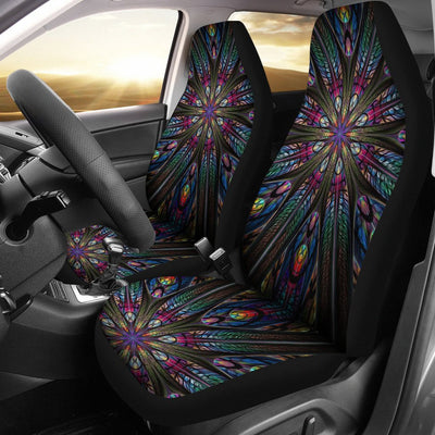 Peacock Tribal Design Pattern Universal Fit Car Seat Covers