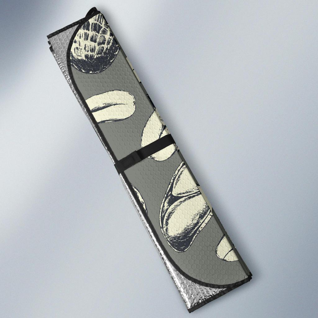 Peanut Pattern Print Design A01 Car Sun Shades-JORJUNE.COM