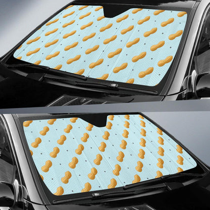 Peanut Pattern Print Design A03 Car Sun Shades-JORJUNE.COM