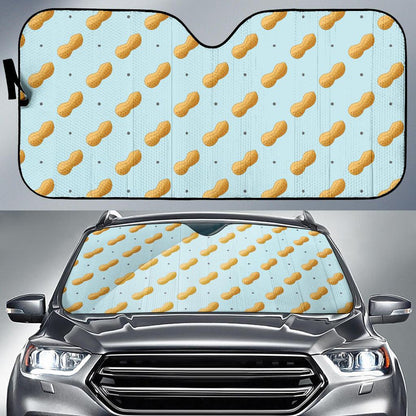Peanut Pattern Print Design A03 Car Sun Shades-JORJUNE.COM
