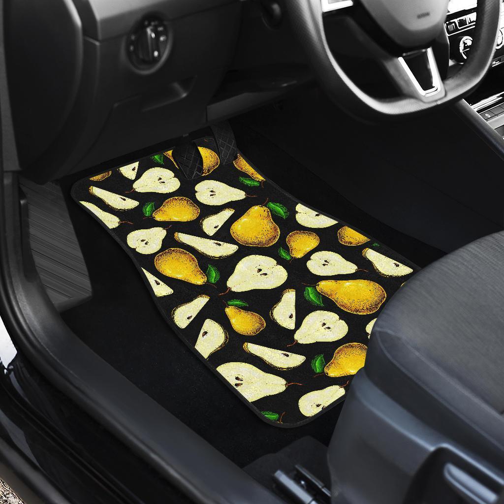 Pear Pattern Print Design PE01 Car Floor Mats-JORJUNE.COM