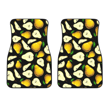 Pear Pattern Print Design PE01 Car Floor Mats-JORJUNE.COM