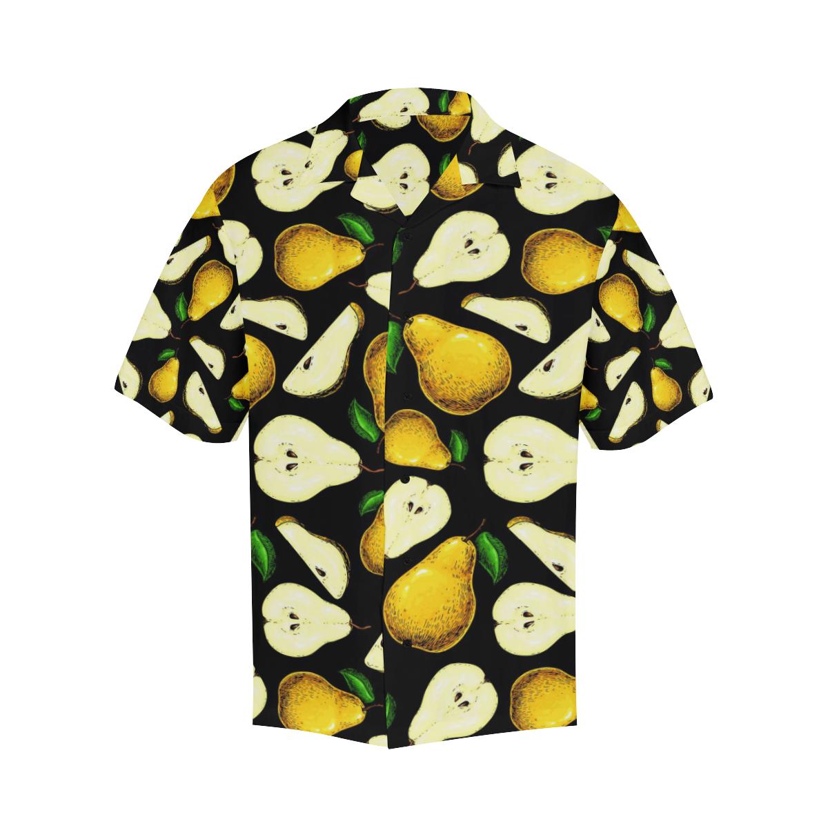 Pear Pattern Print Design PE01 Men Hawaiian Shirt-JorJune