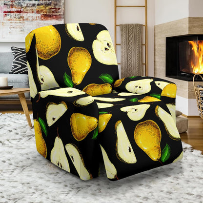 Pear Pattern Print Design PE01 Recliner Slipcover-JORJUNE.COM