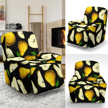 Pear Pattern Print Design PE01 Recliner Slipcover-JORJUNE.COM