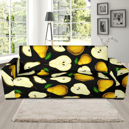 Pear Pattern Print Design PE01 Sofa Slipcover-JORJUNE.COM