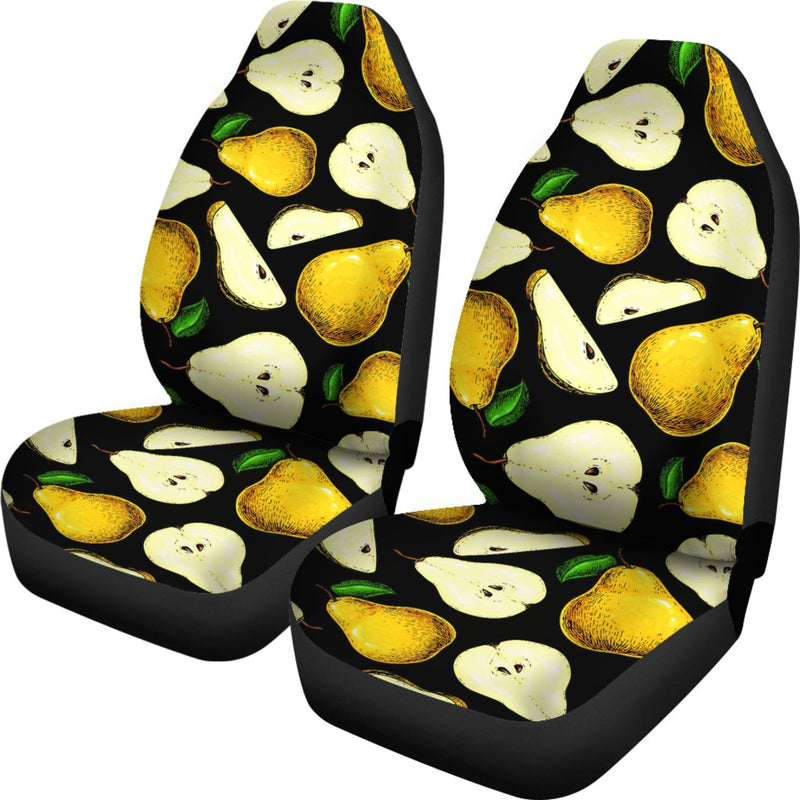 Pear Pattern Print Design PE01 Universal Fit Car Seat Covers-JorJune