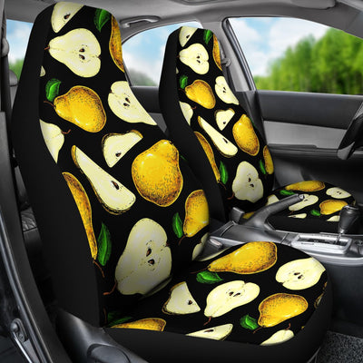 Pear Pattern Print Design PE01 Universal Fit Car Seat Covers-JorJune