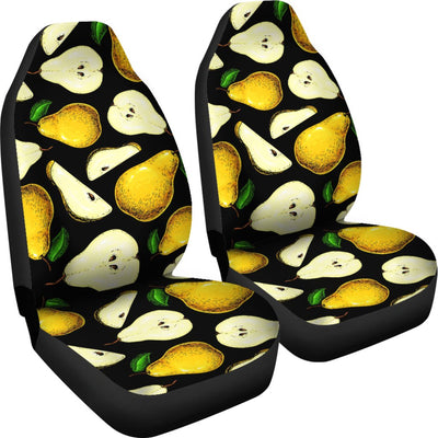 Pear Pattern Print Design PE01 Universal Fit Car Seat Covers-JorJune