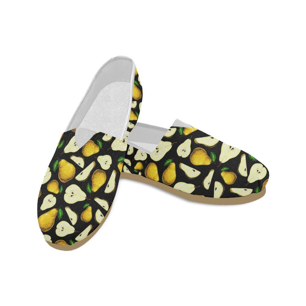 Pear Pattern Print Design PE01 Women Casual Shoes-JorJune.com