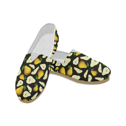 Pear Pattern Print Design PE01 Women Casual Shoes-JorJune.com