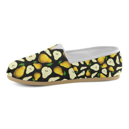Pear Pattern Print Design PE01 Women Casual Shoes-JorJune.com