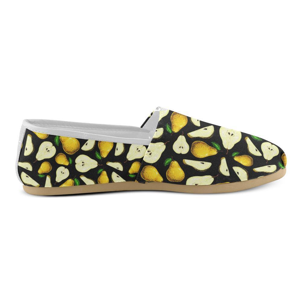 Pear Pattern Print Design PE01 Women Casual Shoes-JorJune.com