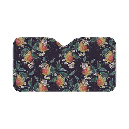 Pear Pattern Print Design PE02 Car Sun Shade-JorJune