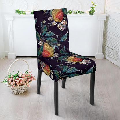 Pear Pattern Print Design PE02 Dining Chair Slipcover-JORJUNE.COM