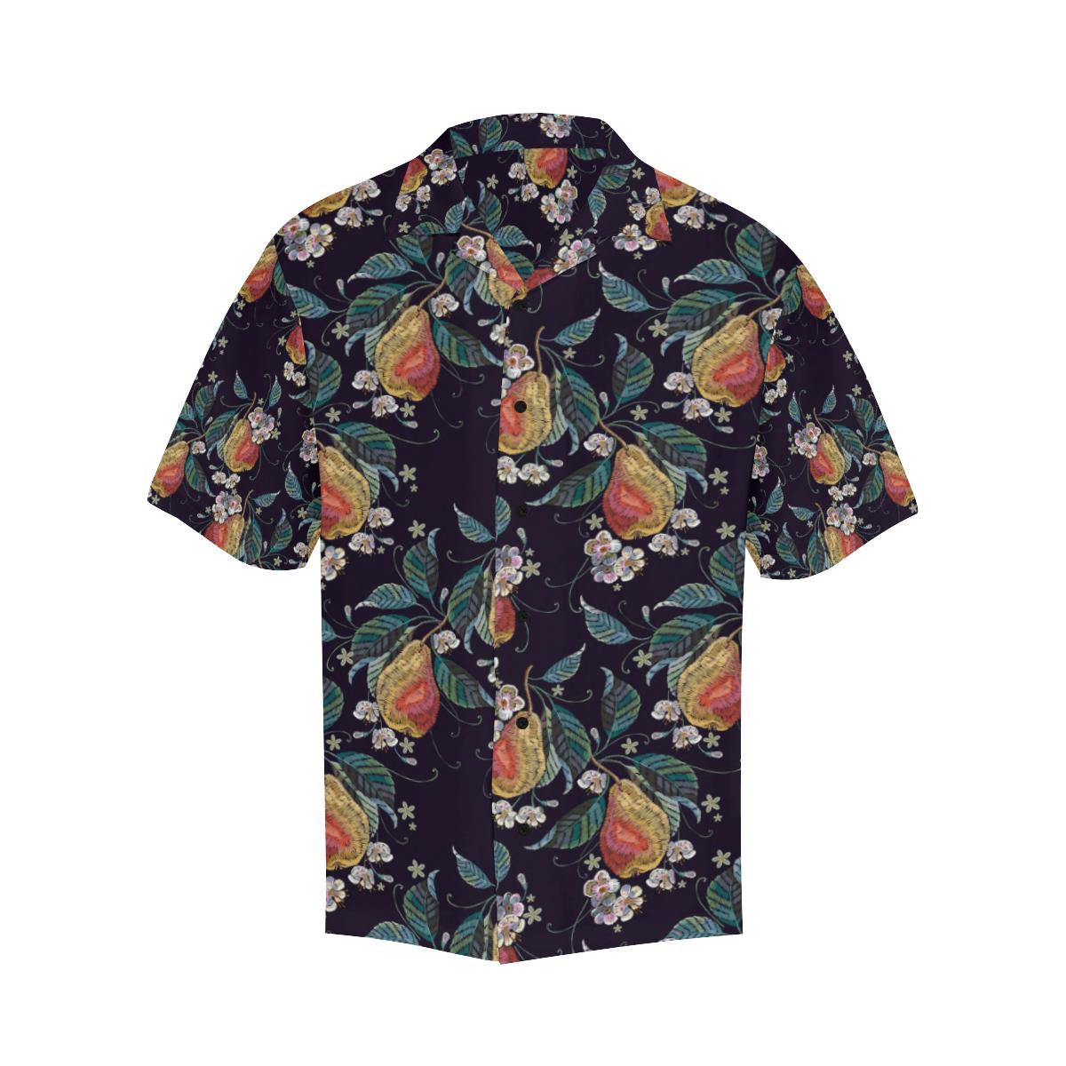 Pear Pattern Print Design PE02 Men Hawaiian Shirt-JorJune