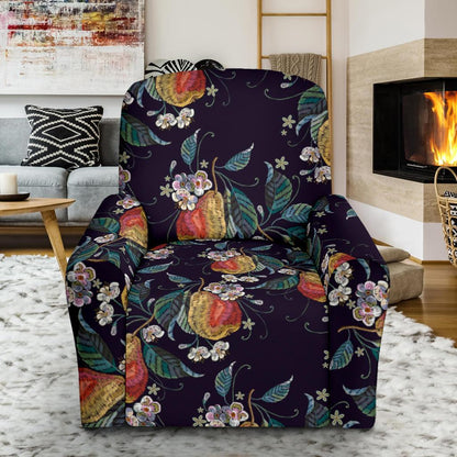 Pear Pattern Print Design PE02 Recliner Slipcover-JORJUNE.COM
