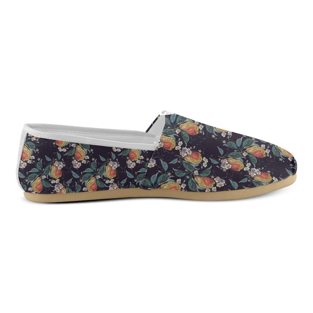 Pear Pattern Print Design PE02 Women Casual Shoes-JorJune.com