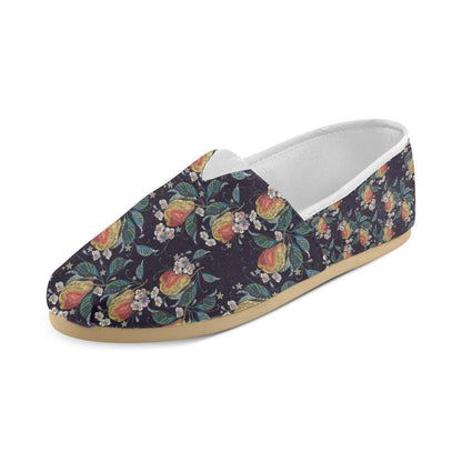 Pear Pattern Print Design PE02 Women Casual Shoes-JorJune.com