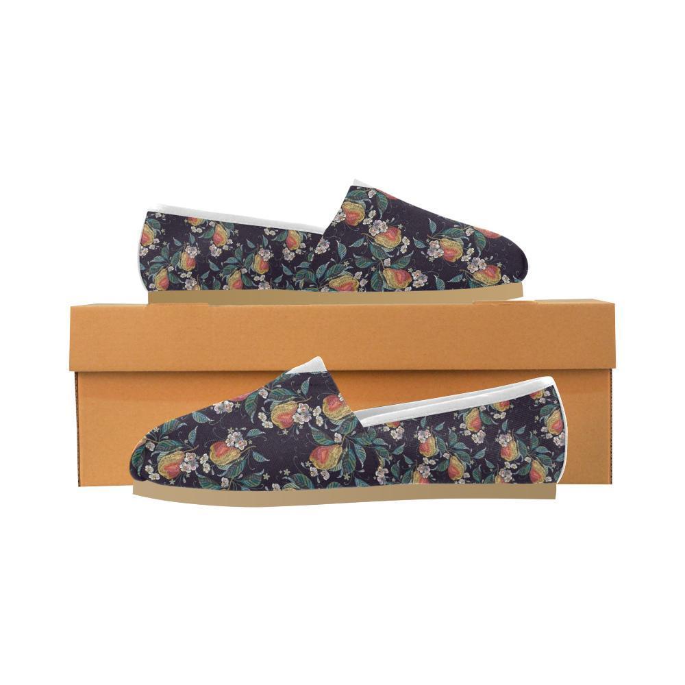 Pear Pattern Print Design PE02 Women Casual Shoes-JorJune.com
