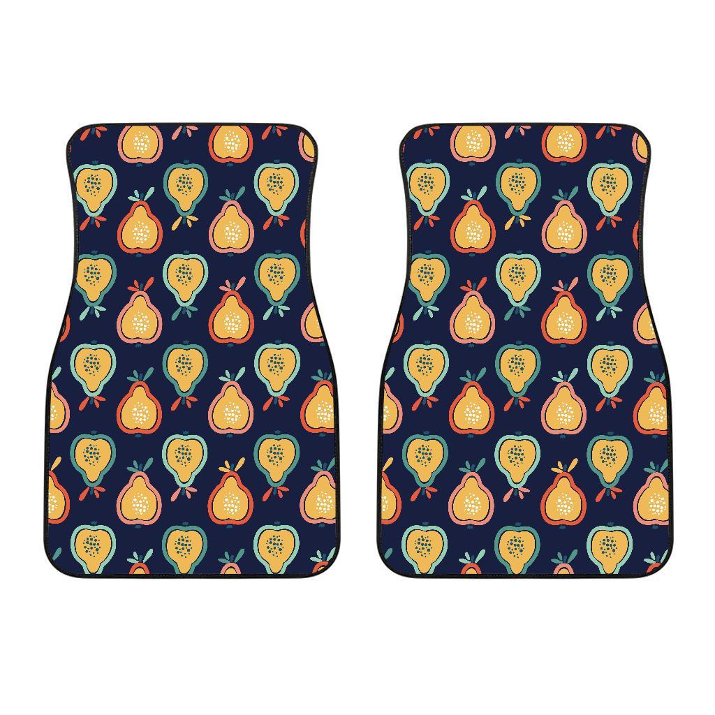 Pear Pattern Print Design PE03 Car Floor Mats-JORJUNE.COM