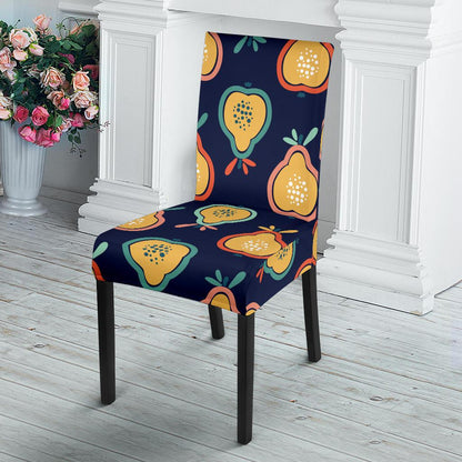 Pear Pattern Print Design PE03 Dining Chair Slipcover-JORJUNE.COM