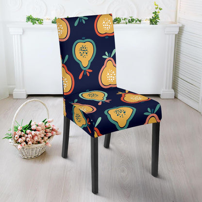 Pear Pattern Print Design PE03 Dining Chair Slipcover-JORJUNE.COM
