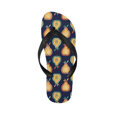 Pear Pattern Print Design PE03 Flip Flops-JorJune