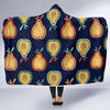 Pear Pattern Print Design PE03 Hooded Blanket-JORJUNE.COM