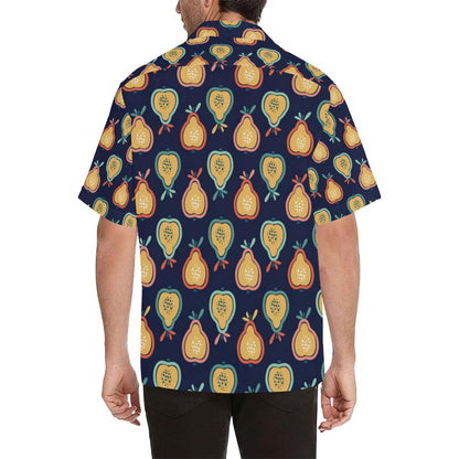 Pear Pattern Print Design PE03 Men Hawaiian Shirt-JorJune