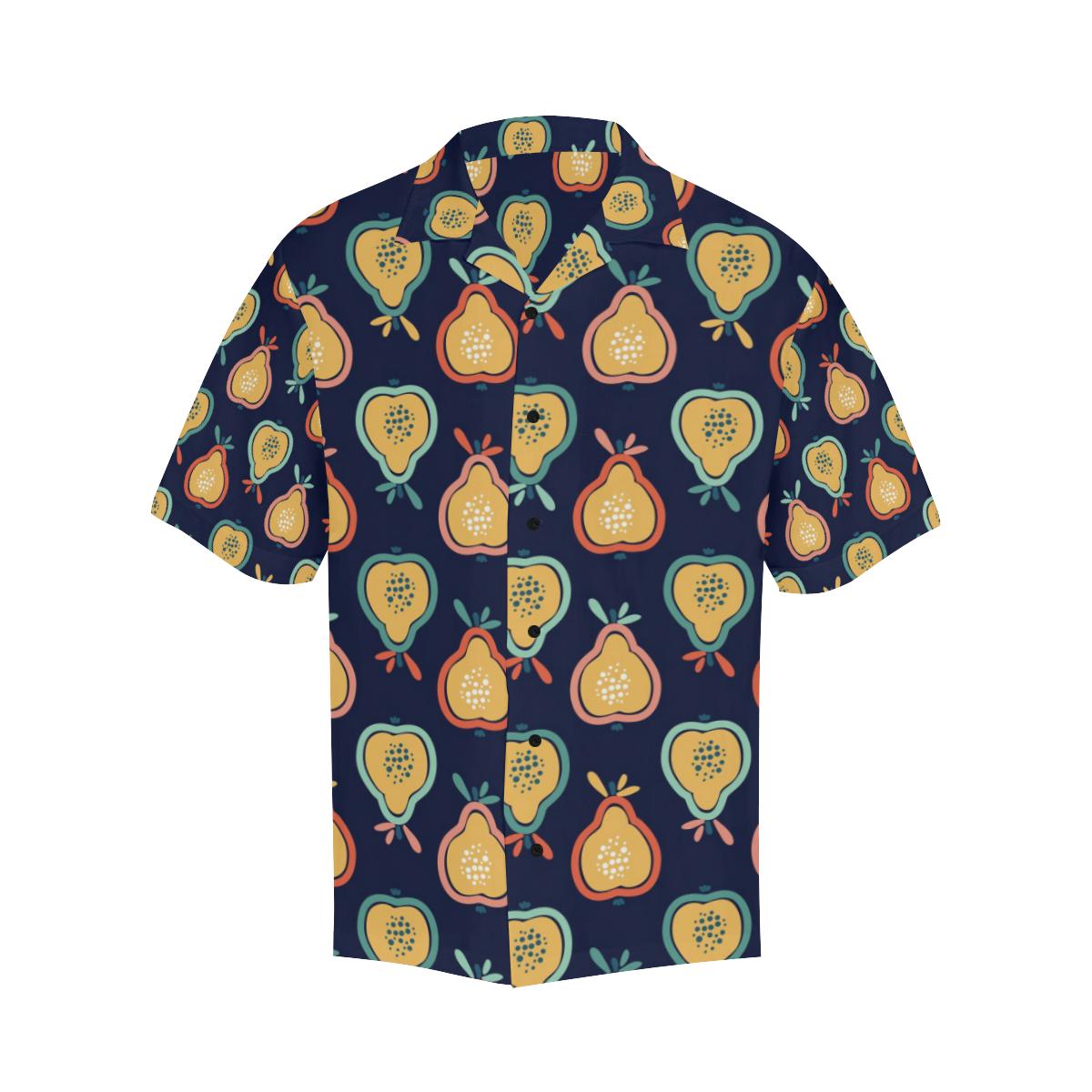 Pear Pattern Print Design PE03 Men Hawaiian Shirt-JorJune