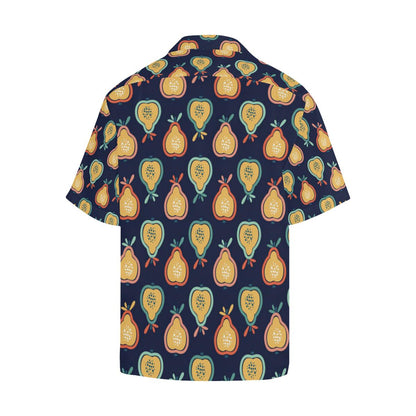 Pear Pattern Print Design PE03 Men Hawaiian Shirt-JorJune