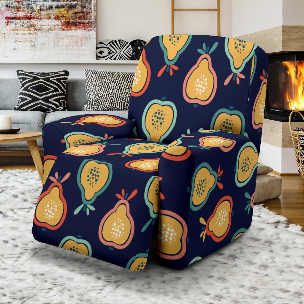 Pear Pattern Print Design PE03 Recliner Slipcover-JORJUNE.COM