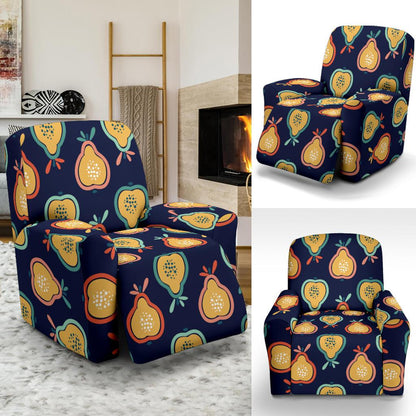 Pear Pattern Print Design PE03 Recliner Slipcover-JORJUNE.COM