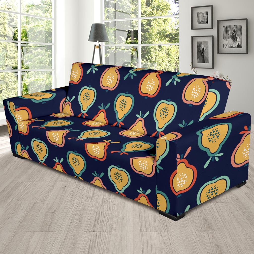 Pear Pattern Print Design PE03 Sofa Slipcover-JORJUNE.COM
