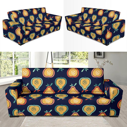 Pear Pattern Print Design PE03 Sofa Slipcover-JORJUNE.COM