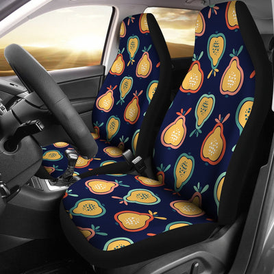 Pear Pattern Print Design PE03 Universal Fit Car Seat Covers-JorJune