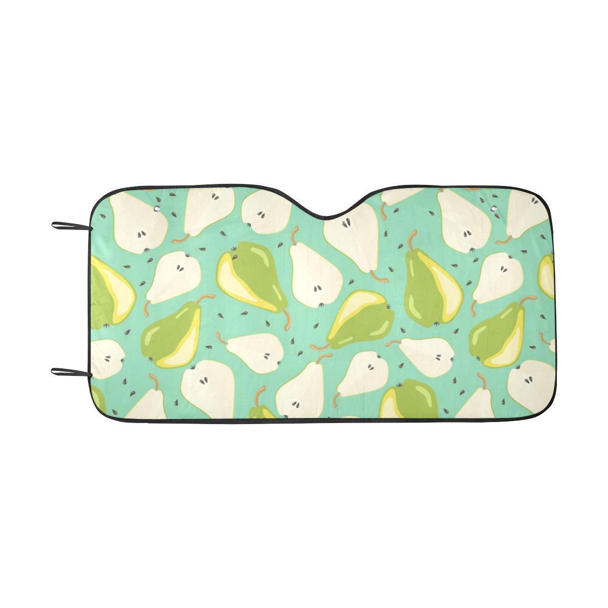 Pear Pattern Print Design PE04 Car Sun Shade-JorJune