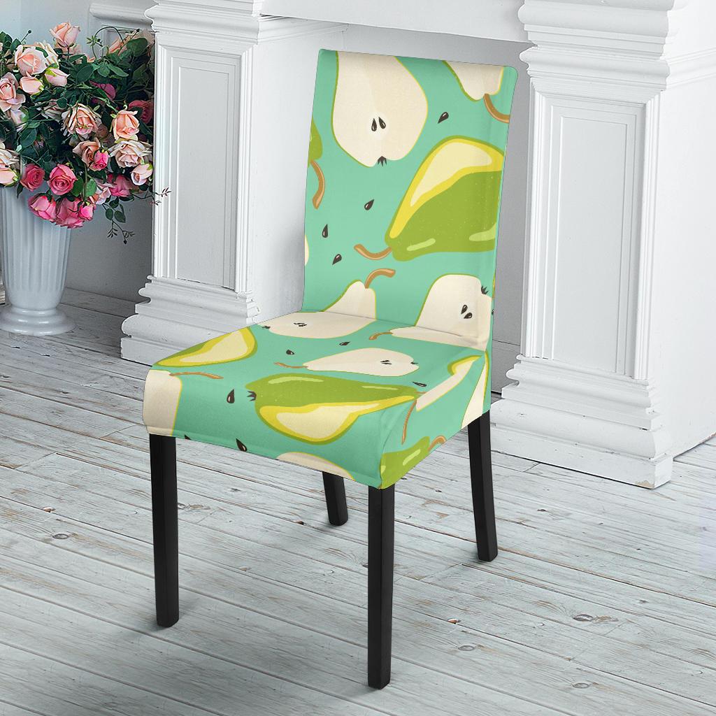 Pear Pattern Print Design PE04 Dining Chair Slipcover-JORJUNE.COM