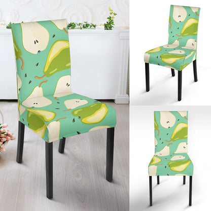 Pear Pattern Print Design PE04 Dining Chair Slipcover-JORJUNE.COM
