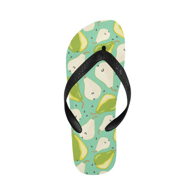 Pear Pattern Print Design PE04 Flip Flops-JorJune