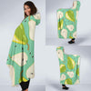 Pear Pattern Print Design PE04 Hooded Blanket-JORJUNE.COM