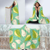 Pear Pattern Print Design PE04 Hooded Blanket-JORJUNE.COM