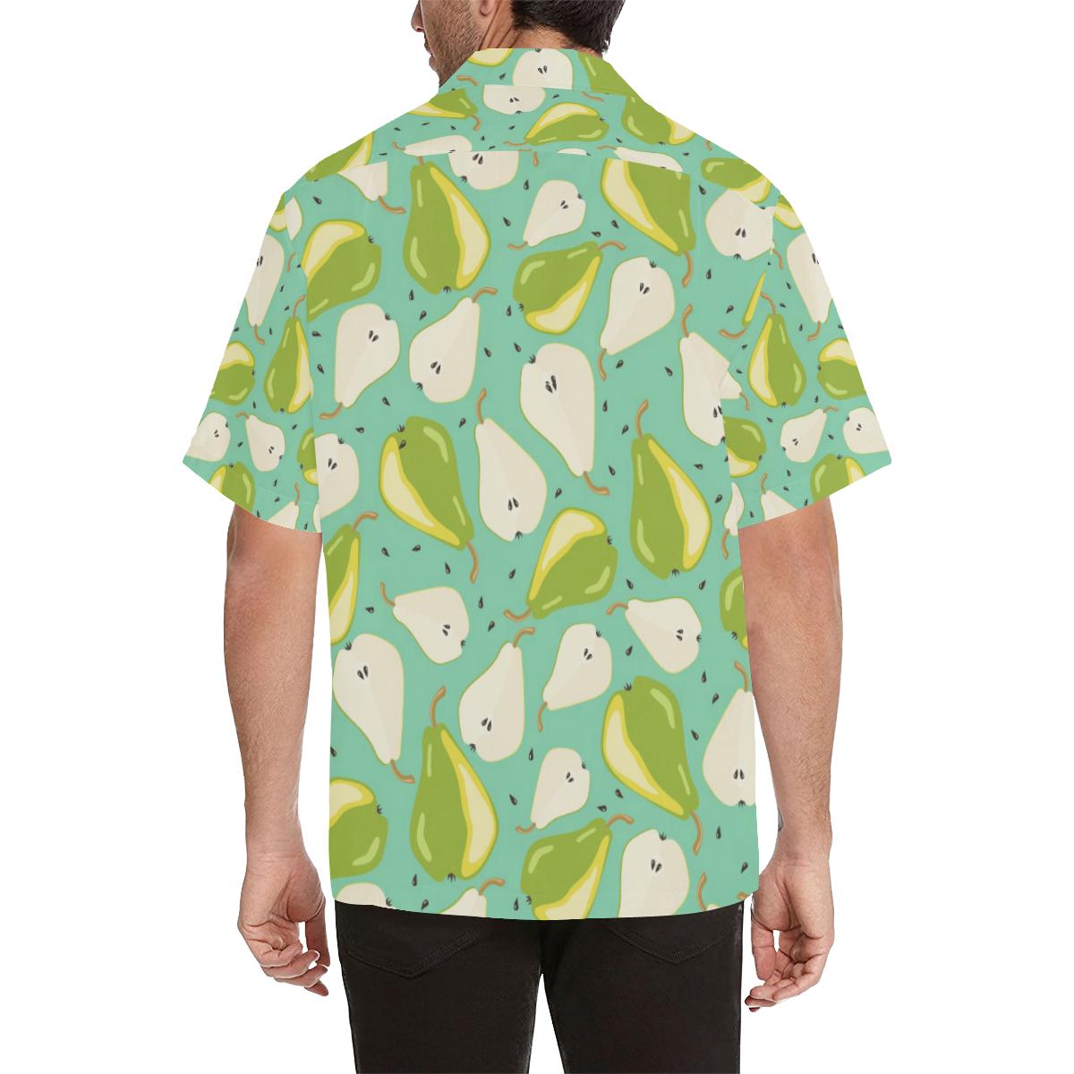 Pear Pattern Print Design PE04 Men Hawaiian Shirt-JorJune
